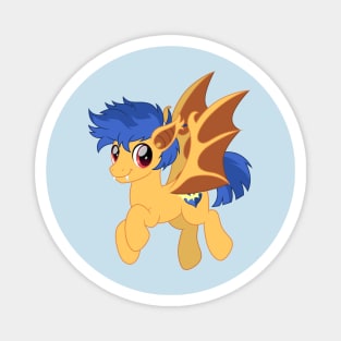 Flash Sentry bat pony redraw Magnet